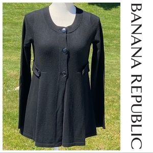 BR Luxury Cashmere Blend Cardigan, Small, Black